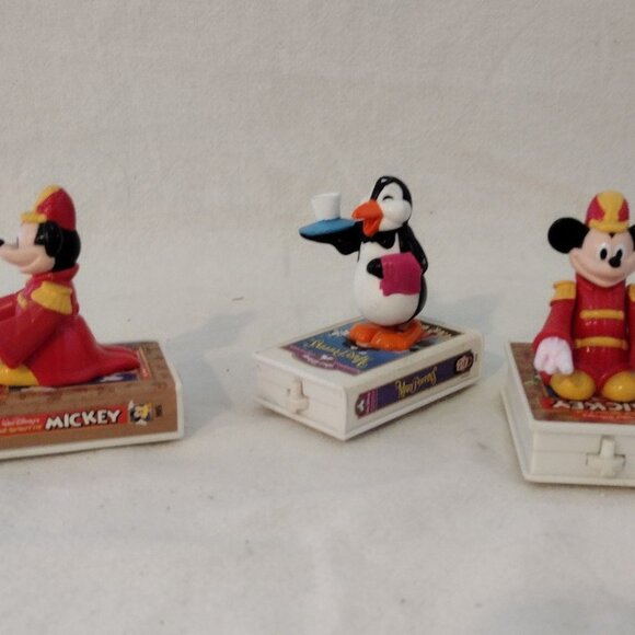 LOT OF 3 – 1998 McDonald's Happy Meal Disney Video Favorites Train Cars - Picture 1 of 10